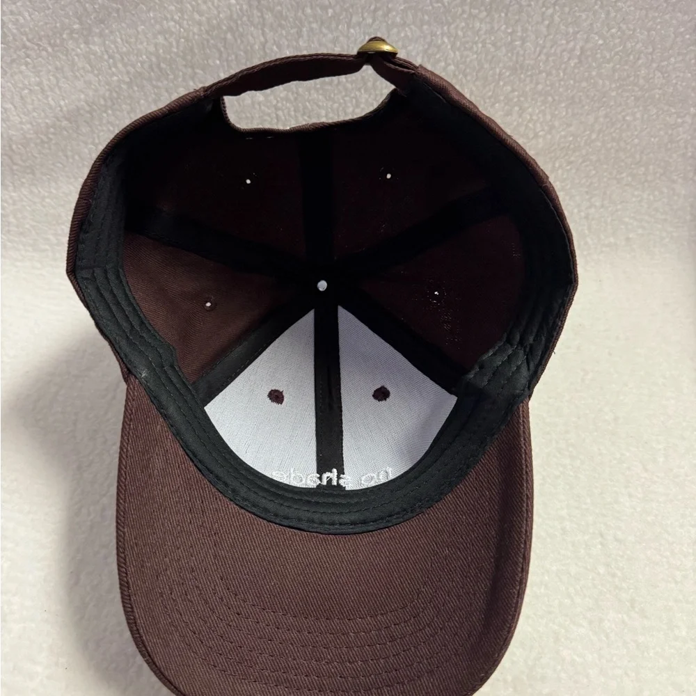 Live Tinted No Shade Brown Adjustable Buckle Baseball Cap - Picture 7 of 12